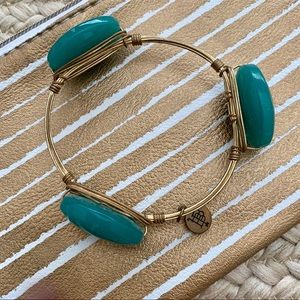 BOURBON & BOWTIE Teal Bangle 💙💚